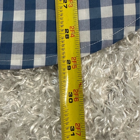 Tailor Vintage Gingham Short Sleeve Button Down Fast Dry Shirt Sz S NWT - Picture 14 of 15